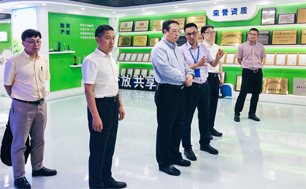 杭州市副市长王宏一行莅临麻豆操逼视频调研