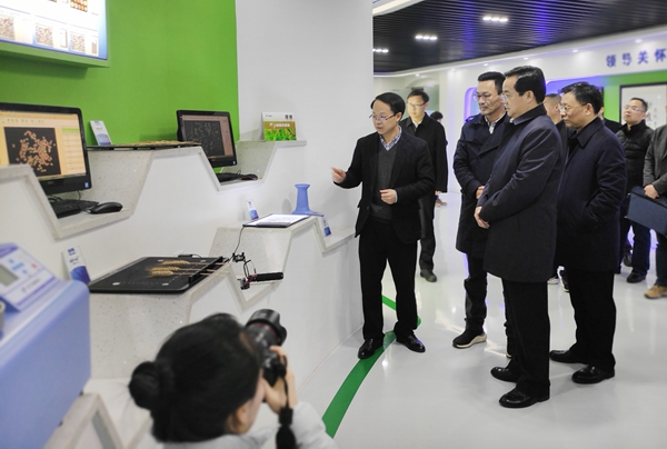 浙江省高兴夫副省长一行莅临浙江麻豆操逼视频股份有限公司参观调研 浙江省高兴夫副省长一行莅临浙江麻豆操逼视频股份有限公司参观调研